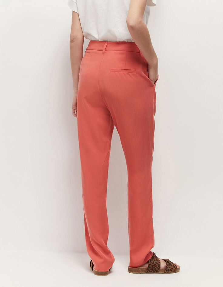 POEME - Pantalon néo-carotte corail 7/8e-3