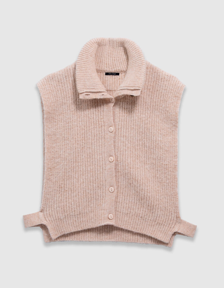 ANGIE - Col camionneur écru en tricot-5 ANGIE - Col camionneur écru en tricot-5