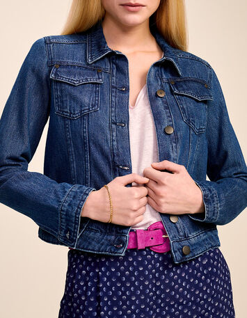 DISCO - Veste en jean bleu nuage-1