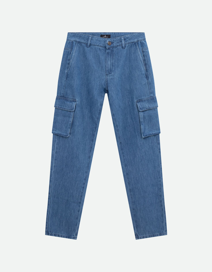 LE ZENDAYA - Jean battle bleu waterless carotte 7/8&egrave;me-4