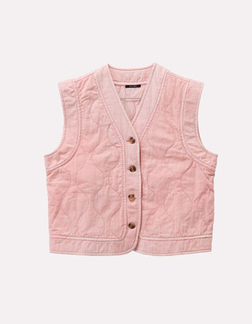 DIDIM - Blouson rose caprice matelass&eacute; en coton-1