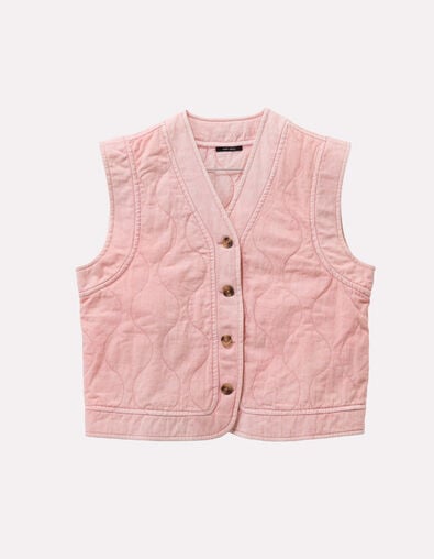 DIDIM - Blouson rose caprice matelass&eacute; en coton - One Step