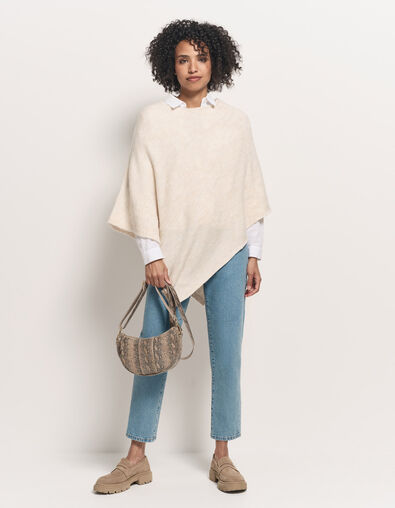 ALMA - Sac besace marron cuir certifié effet python - One Step