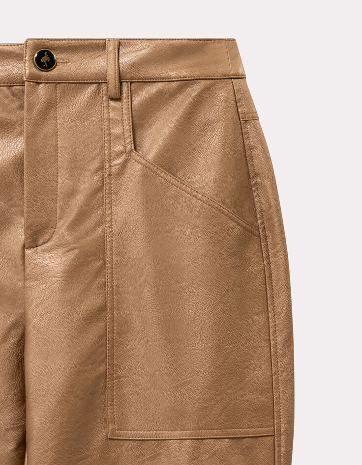 PRISSY - Pantalon cuivré esprit rock 7/8e-2