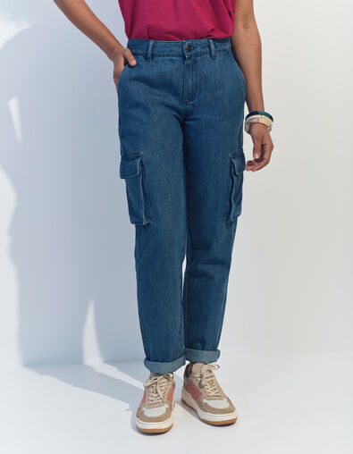 LE ZENDAYA - Jean battle bleu waterless carotte 7/8&egrave;me - One Step