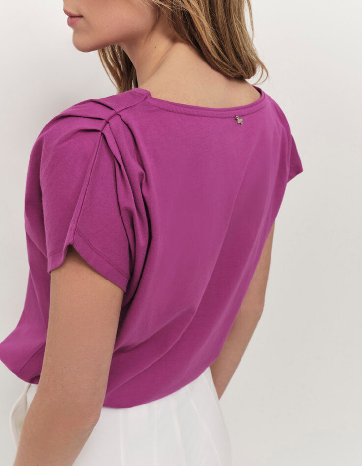 MAGNUS - T-shirt orchidée coton bio visuel palmiers-2