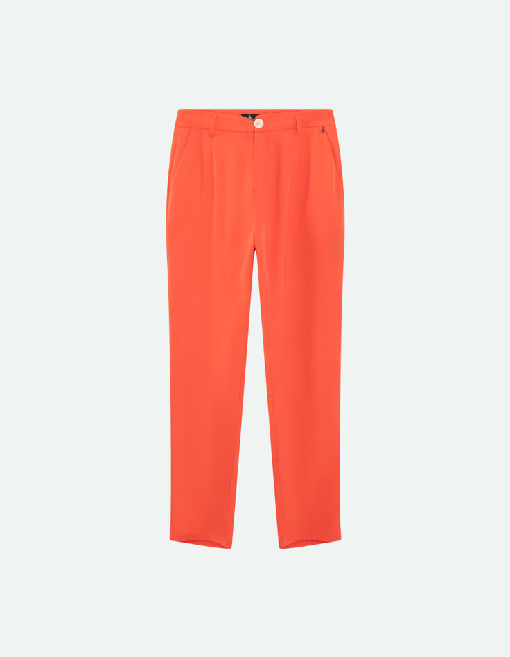 POEME - Pantalon néo-carotte corail 7/8e-4