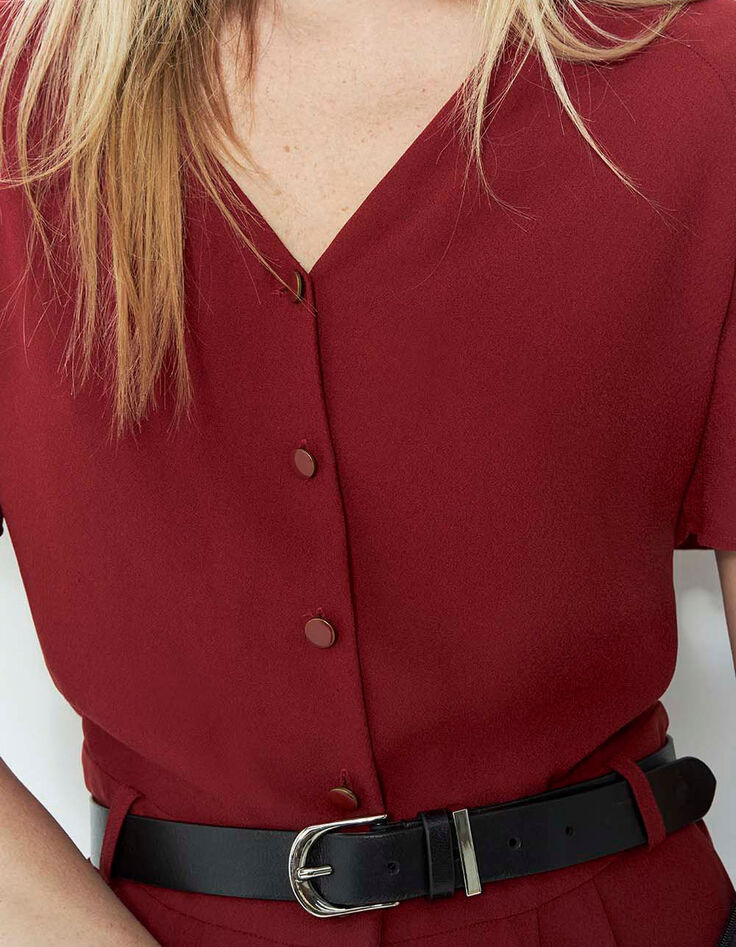 ROSIO - Combinaison pantalon droite tomette-3