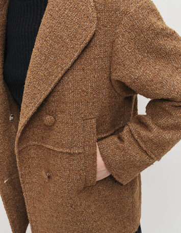 DUNE - Manteau cashew nuts lainage fantaisie-7