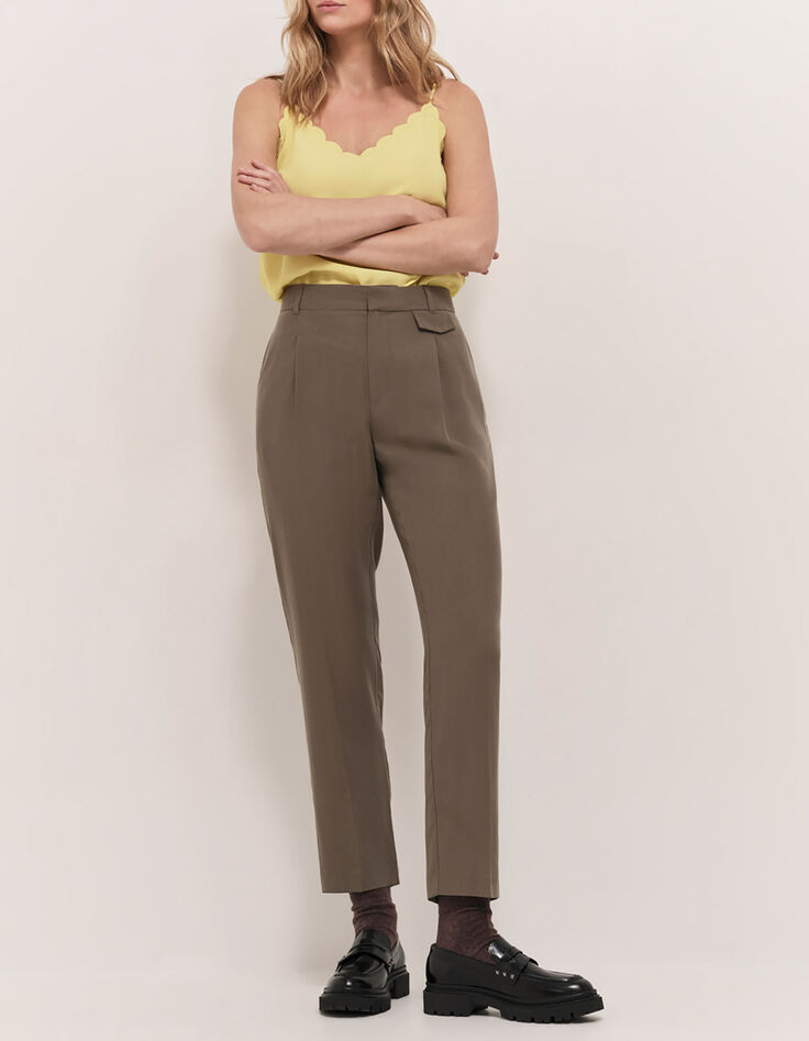 PACHA - Pantalon de costume vétiver en Lyocell®-2 PACHA - Pantalon de costume vétiver en Lyocell®-2