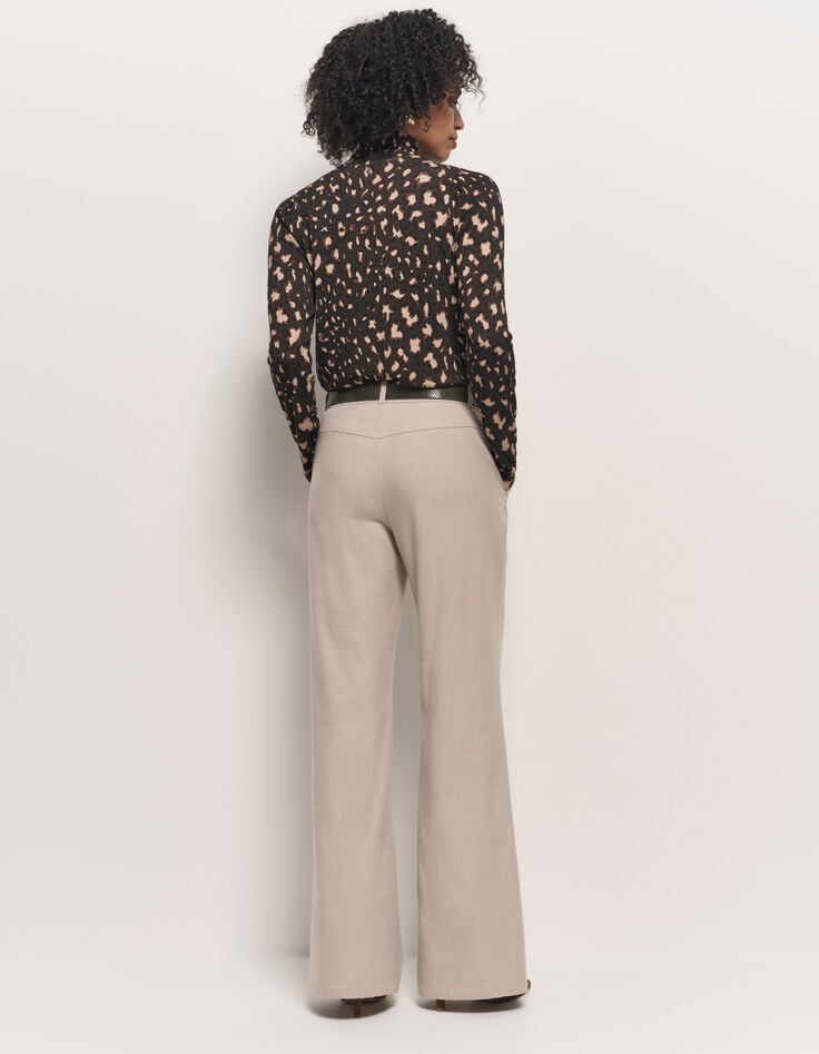 POETE - Pantalon de costume beige large-4 POETE - Pantalon de costume beige large-4