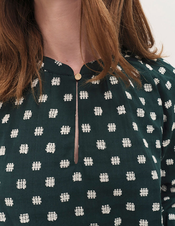COLOMBE - Blouse sycamore broderies all over-4