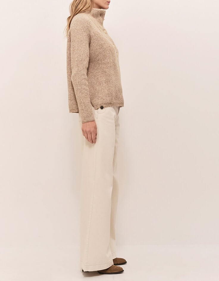 TRINITE - Pull sandcastle tricot avec col camionneur-4 TRINITE - Pull sandcastle tricot avec col camionneur-4