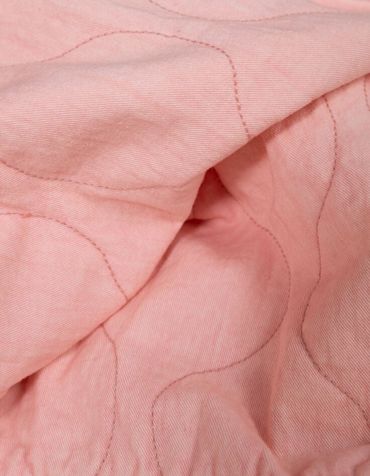 DIDIM - Blouson rose caprice matelass&eacute; en coton-5