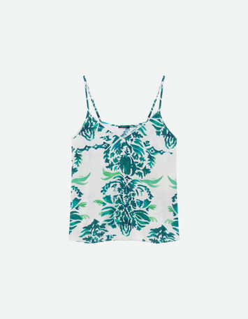 CARINA - Caraco vert Lenzing&trade; Ecovero&trade; aquarelle arty -4