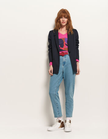 MINTY - T-shirt rose visuel danseuse revisitée-2