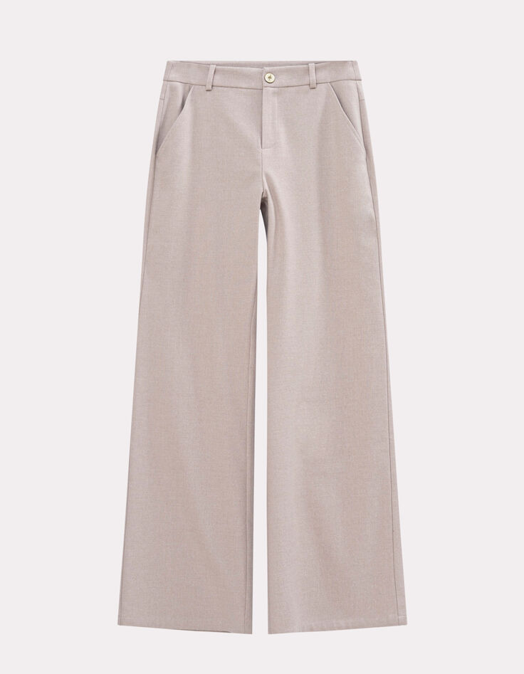 POETE - Pantalon de costume beige large-1 POETE - Pantalon de costume beige large-1