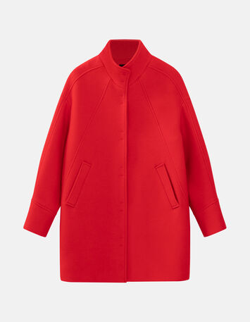 DALHIA - Manteau rouge en laine majoritaire-5