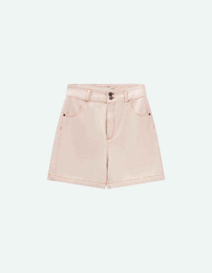 PIXIE - Short en jean écru-4 PIXIE - Short en jean écru-4