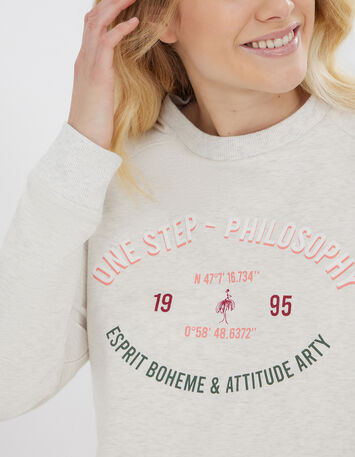 MIKASI - Sweat ceramic à message-3