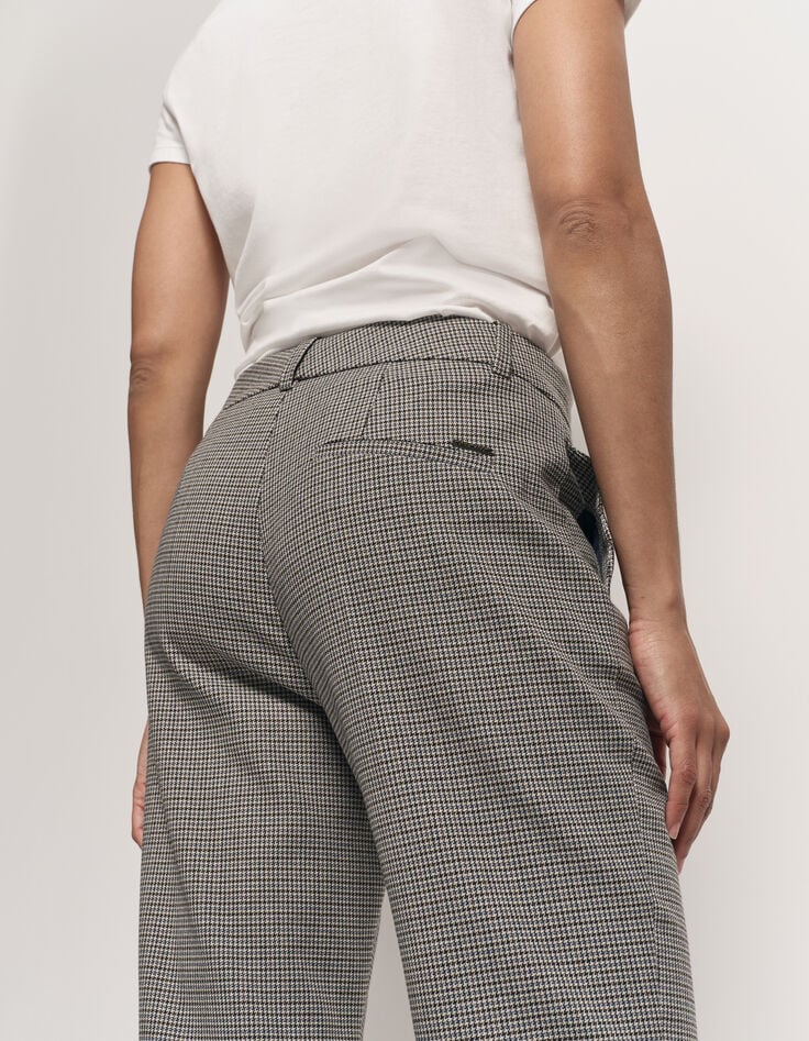 PAN - Pantalon de costume bleue motif pied-de-puce-4 PAN - Pantalon de costume bleue motif pied-de-puce-4