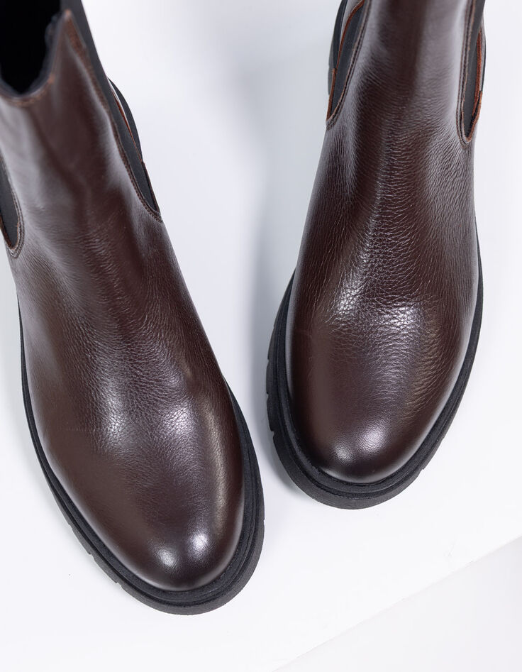 O.FINAL - Chelsea boots marron cuir-4