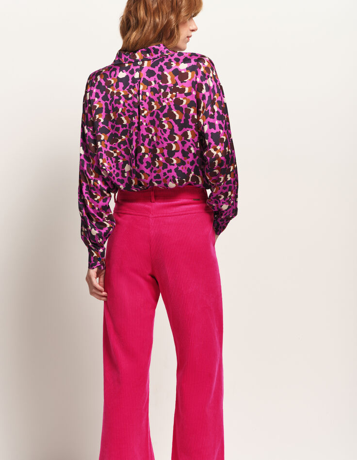 CAREEN - Chemise rose Lenzing™ Ecovero™ léopard-3 CAREEN - Chemise rose Lenzing™ Ecovero™ léopard-3