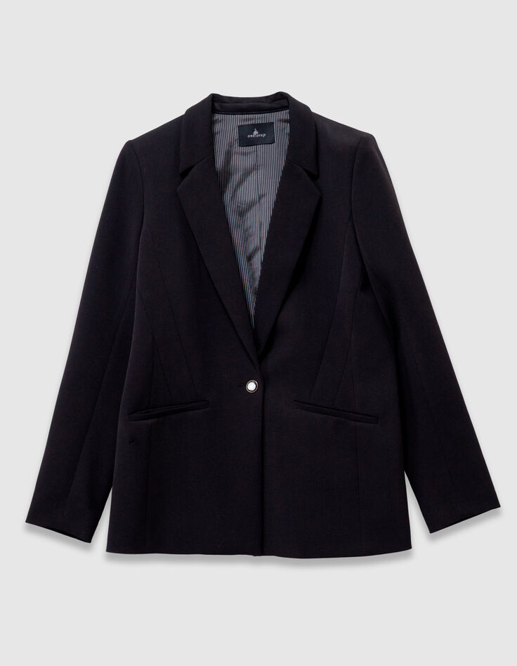 VAYA - Veste de costume noire façon laine froide-6 VAYA - Veste de costume noire façon laine froide-6