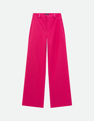 PALOMA - Pantalon de costume large rose -4