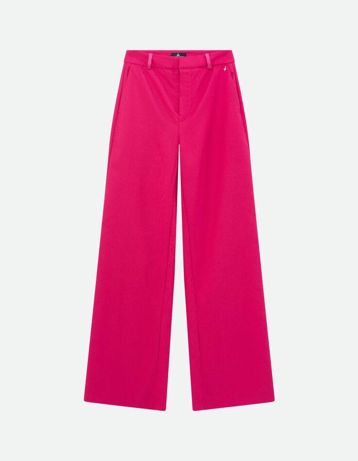 PALOMA - Pantalon de costume large rose -4