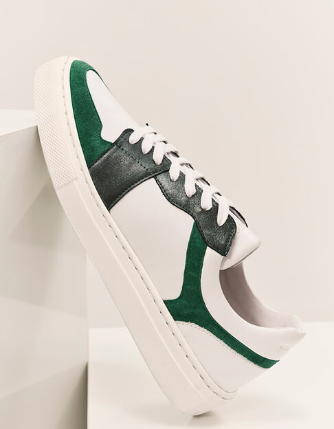 O.JIMBO - Sneakers basses blanches en cuir - One Step