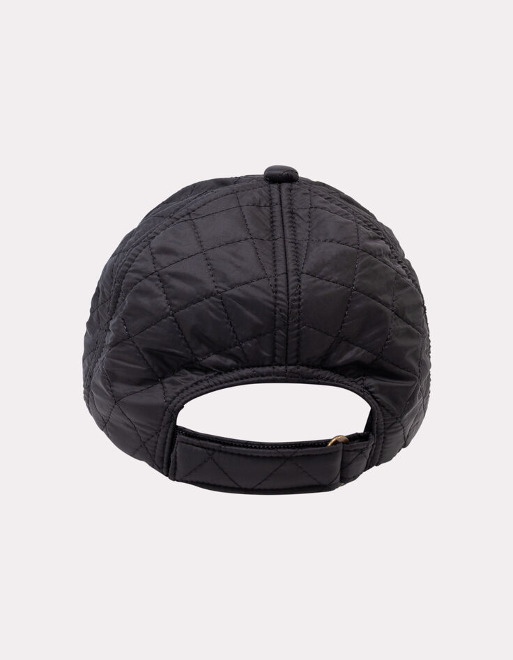 ALISE - Casquette noire matelassée-3