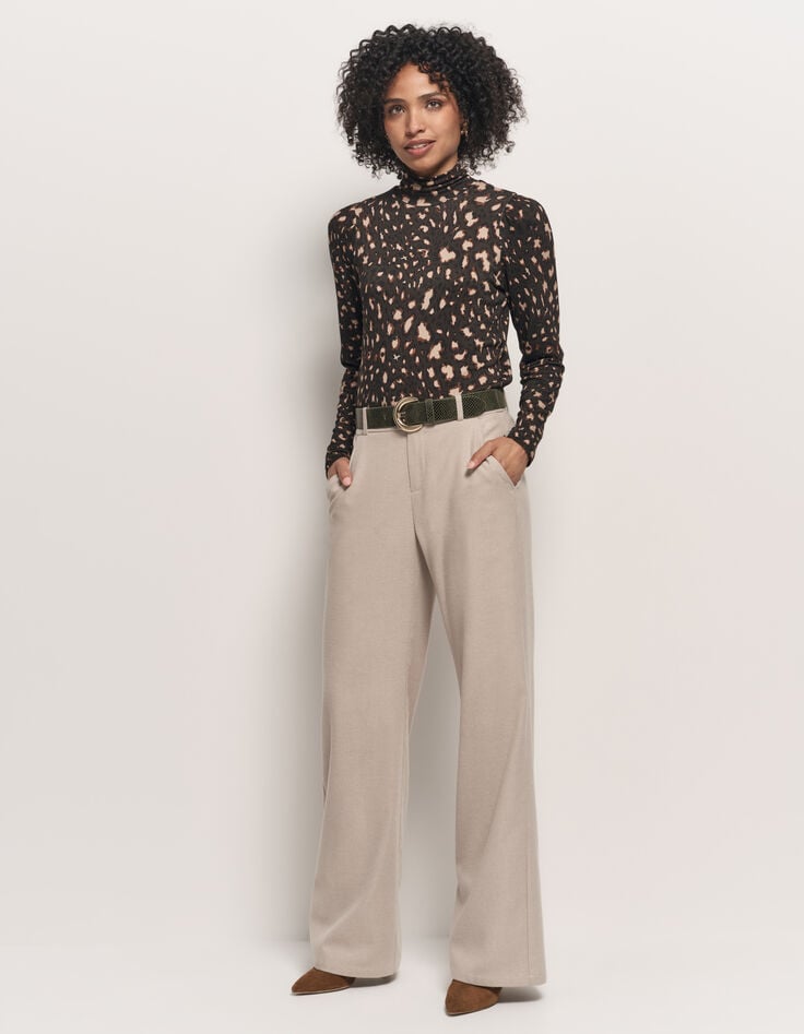 POETE - Pantalon de costume beige large-8 POETE - Pantalon de costume beige large-8