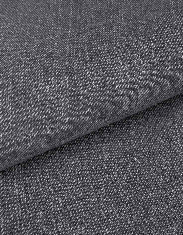 LE HAILEY - Jean flare gris surteint poches plaqu&eacute;es-4