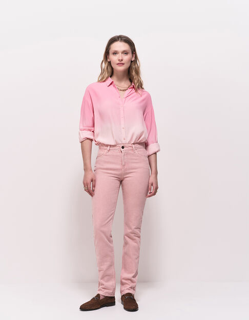 LE CARLA - Jean droit rose 7/8e - One Step