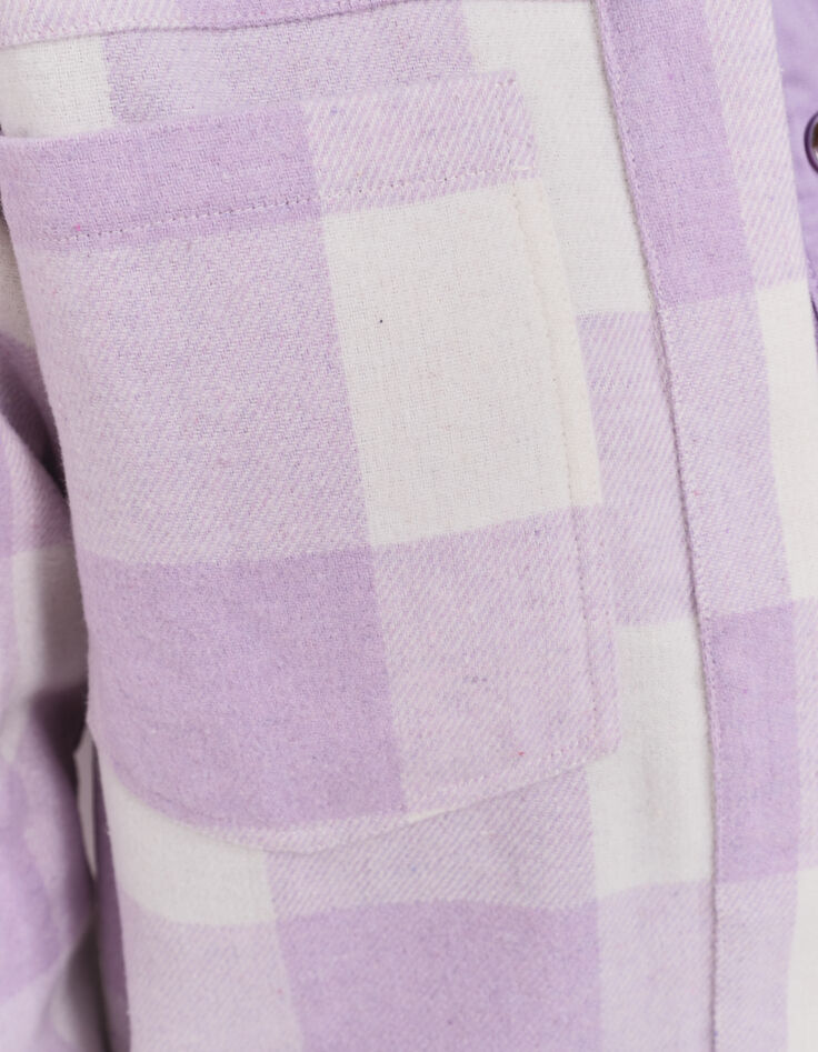 CESAR - Chemise glycine flanelle à motif carreaux-2