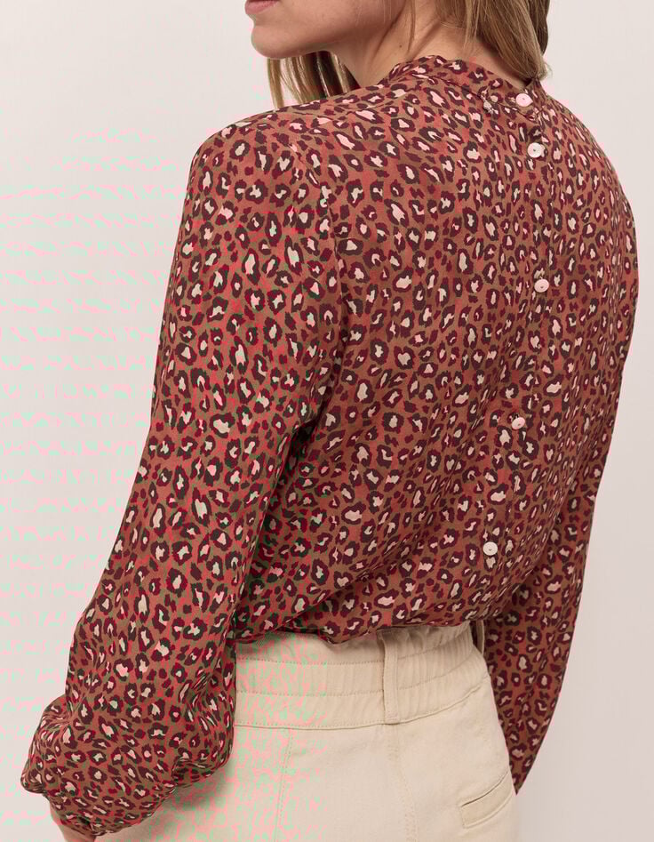 CHABADA - Blouse pumpkin à imprimé safari d'hiver-3 CHABADA - Blouse pumpkin à imprimé safari d'hiver-3