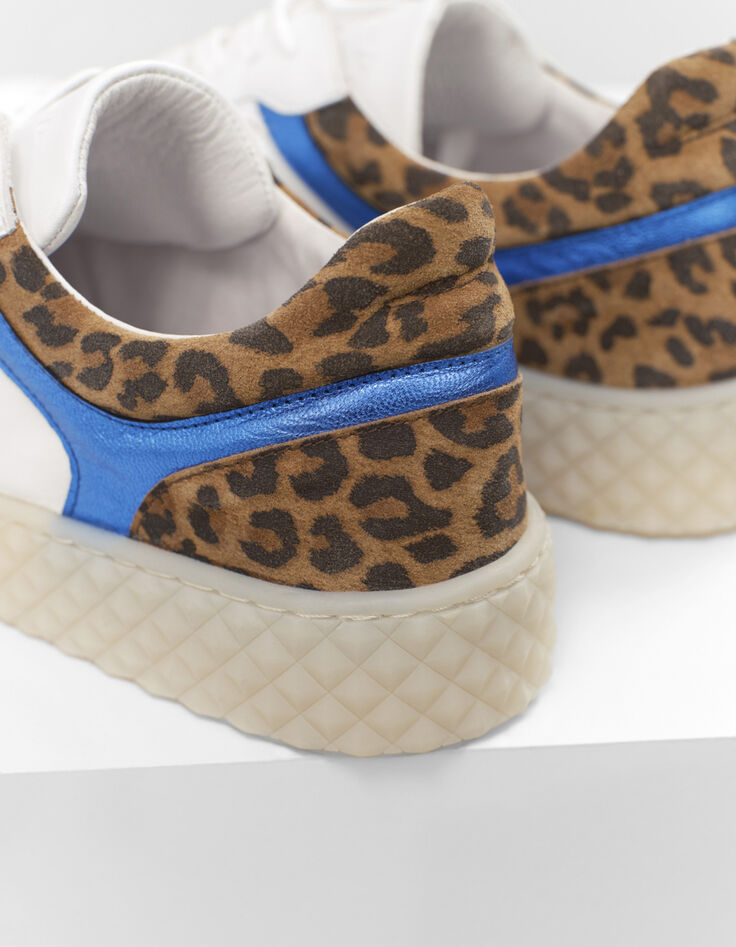 O.OLIVIA - Sneakers basses blanches en cuir-2