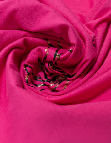 MAGIC - T-shirt rose danseuse motif léopard-5