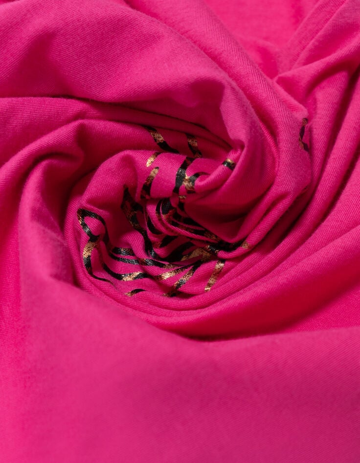 MAGIC - T-shirt rose danseuse motif léopard-5 MAGIC - T-shirt rose danseuse motif léopard-5