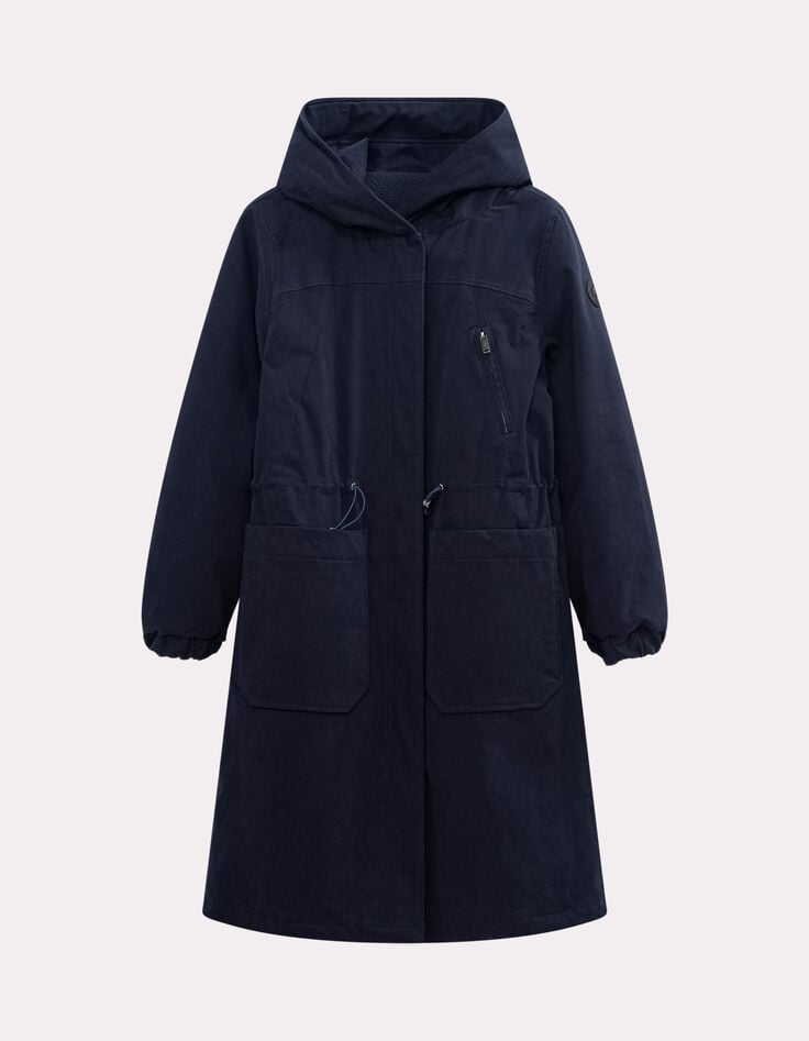 DARELL - Parka réversible marine à capuche-6 DARELL - Parka réversible marine à capuche-6