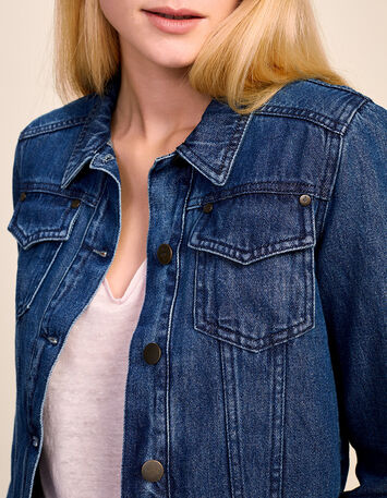 DISCO - Veste en jean bleu nuage-2
