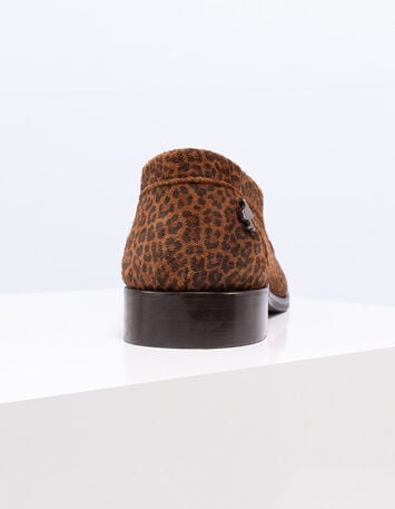 O.ELENA - Mocassins camel cuir velours motif léopard-3 O.ELENA - Mocassins camel cuir velours motif léopard-3