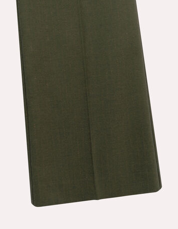 PICO - Pantalon de tailleur kaki rayures tennis lurex-3