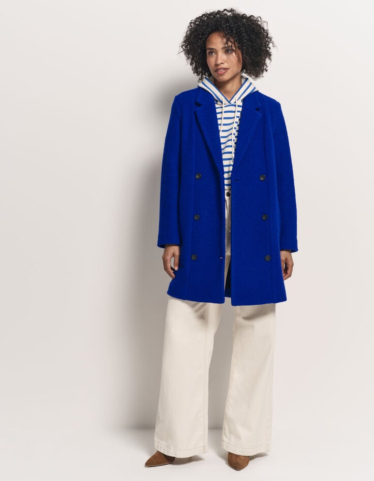 DATURA - Manteau bleu laine bouillie-7 DATURA - Manteau bleu laine bouillie-7