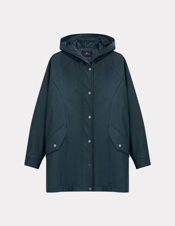 DAVIS - Parka verte gomme déperlante-6