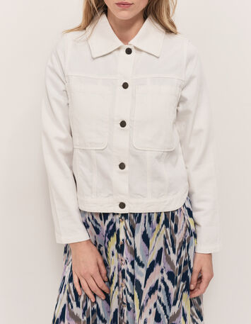 DESIGN - Veste en jean ivoire-2 DESIGN - Veste en jean ivoire-2