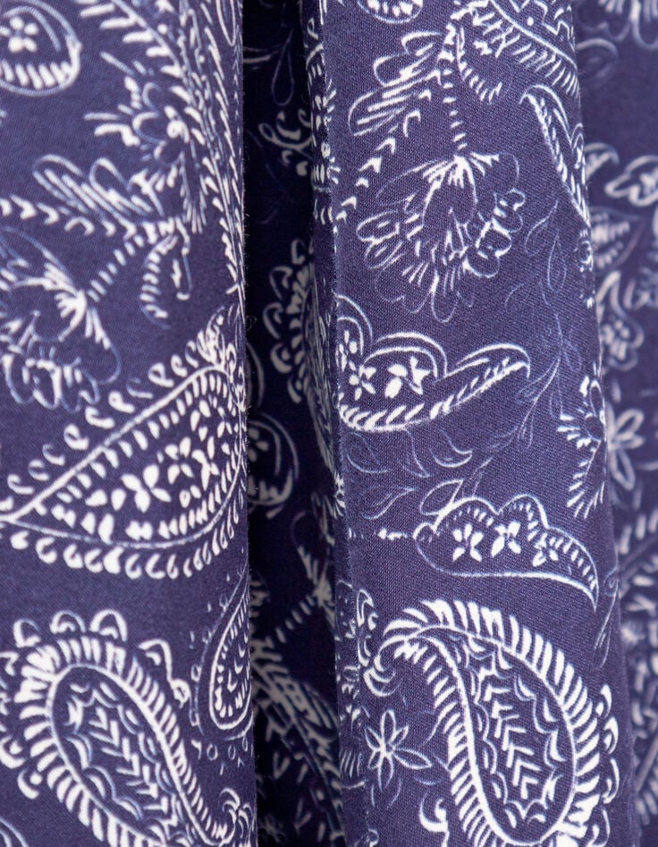 JOSEFA - Jupe longue bleue Lenzing™ Ecovero™ cachemire-9 JOSEFA - Jupe longue bleue Lenzing™ Ecovero™ cachemire-9