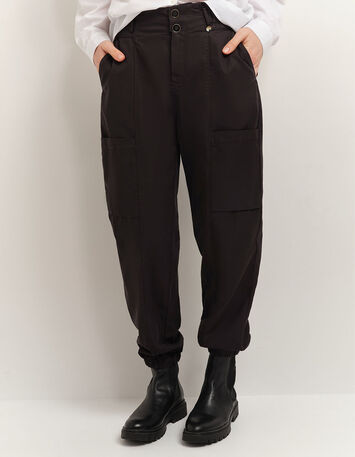 PALAIS - Pantalon battle noir 7/8e-2