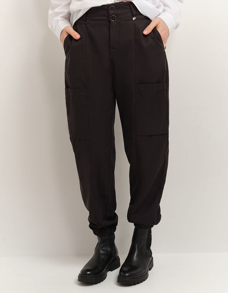 PALAIS - Pantalon battle noir 7/8e-2